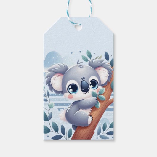 Sweet Baby Koala - Gift Tags Geschenkanhänger (Vorderseite)