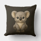 Sweet Baby Koala Throw Pillow Kissen (Vorderseite)