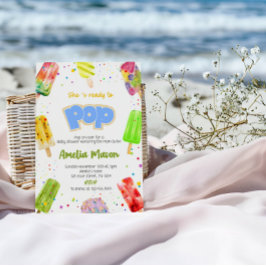 Sweet Baby on the Way | Ice Cream Pop Baby Shower Einladung