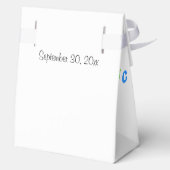 Sweet Baby Orange Pumpkin Baby Dusche ABC Geschenkschachtel (Rückseite)