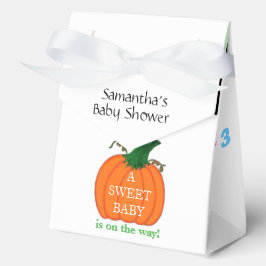 Sweet Baby Orange Pumpkin Baby Dusche ABC Geschenkschachtel