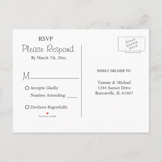 Sweet Baby Pink und Gold Confetti - UAWG 2 Einladungspostkarte (Rückseite)