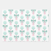 Sweet Baby Rattle Gift Wrap Geschenkpapier Set (Vorderseite)