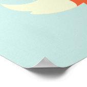 Sweet Baby Red Fox Poster (Ecke)