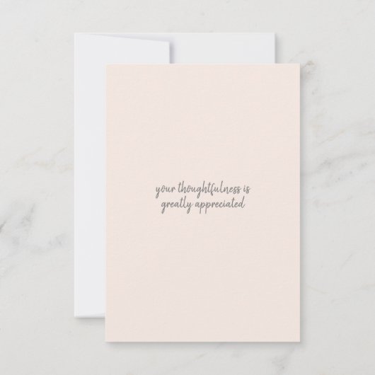 Sweet Baby Shark Dankeskarte (Rückseite)