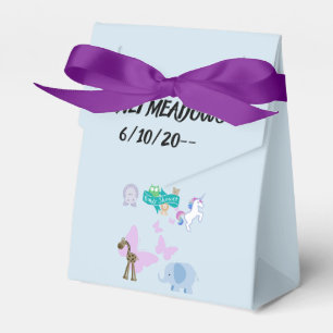 Sweet Baby Shower Critters and Butterfells Geschenkschachtel