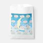 Sweet Baby Sleeping on Moon Baby Dusche Geschenktütchen (Vorderseite)