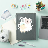 Sweet Baby und Bärenballon Aufkleber (iPad Hülle)