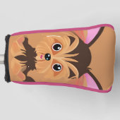Sweet Baby Yorkie Golf Headcover (Vorderseite)
