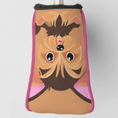 Sweet Baby Yorkie Golf Headcover (Rotieren 90)