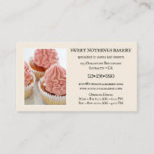 Sweet Bakery Dessert Catering Business Card Visitenkarte (Vorderseite)