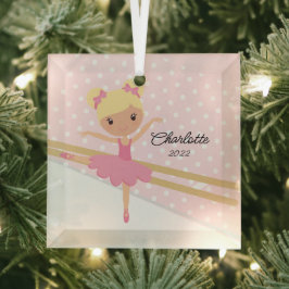 Sweet Ballerina Ballerina Ballet Tanz Weihnachten Ornament Aus Glas