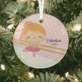 Sweet Ballerina Ballerina Ballet Tanz Weihnachten Ornament Aus Glas