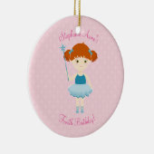 Sweet Ballerina Cupcake Celebration Keramikornament (Rechts)