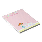 Sweet Ballerina Cupcake Celebration Notizblock (angewinkelt)