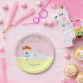 Sweet Ballerina Cupcake Celebration Pappteller (Party)