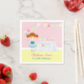 Sweet Ballerina Cupcake Celebration Serviette (Beispiel)