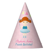 Sweet Ballerina Cupcake Partyhütchen (Vorderseite)