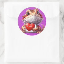 Sweet Bartded Dragon Lila Valentine