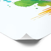 Sweet Beagle Pup Valentine Poster (Ecke)