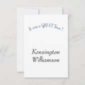 Sweet Beagle Puppy Vielen Dank Dankeskarte (Rückseite)