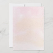 Sweet Bear Girls Babydusche Einladung (Rückseite)