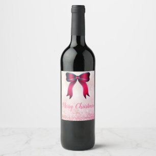 Sweet Beautiful Funkelnd, Pink Wine La Wine Label Weinetikett