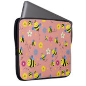 Sweet Bee Blossom Garden Laptopschutzhülle (Vorne Rechts)