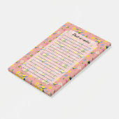 Sweet Bee Blossom Garden Post-it Klebezettel (angewinkelt)