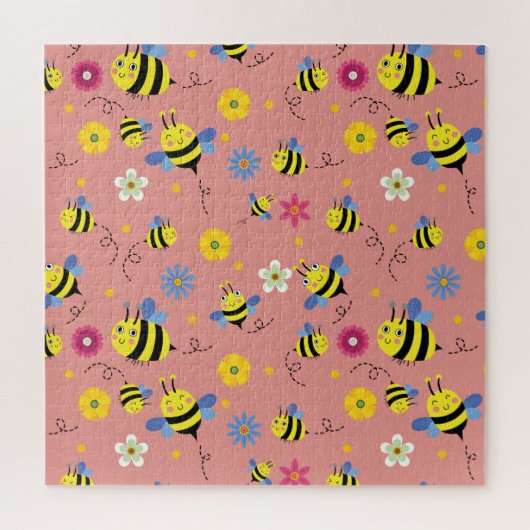 Sweet Bee Blossom Garden Puzzle (Vertikal)
