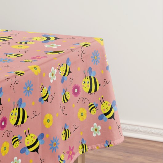 Sweet Bee Blossom Garden Tischdecke (Beispiel)