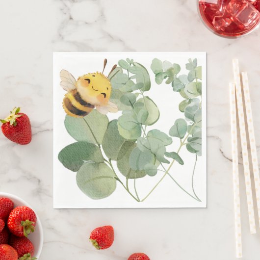 Sweet Bee Lunch Napkins Serviette (Beispiel)
