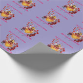 Sweet BEE mine-BEE lieve me i love you Geschenkpapier (Ecke)