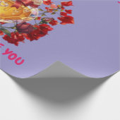 Sweet BEE mine-BEE lieve me i love you Geschenkpapier (Ecke)