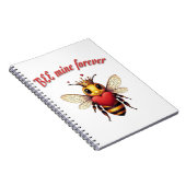 Sweet Bee Mine Forever Notizblock (Rechte Seite)