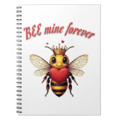 Sweet Bee Mine Forever Notizblock (Vorderseite)