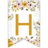 Sweet Bee One First Birthday Banner (Zweite Fahne)