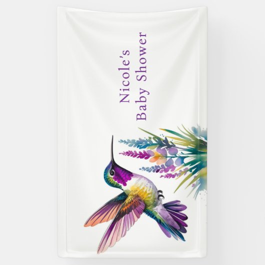 Sweet Beginnend: Eine Babydusche-Feier Banner (Vertikal)