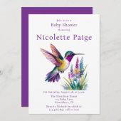 Sweet Beginnend: Eine Babydusche-Feier Einladung (Vorne/Hinten)