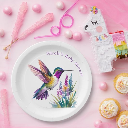 Sweet Beginnend: Eine Babydusche-Feier Pappteller (Party)