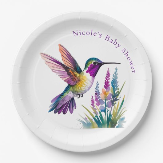 Sweet Beginnend: Eine Babydusche-Feier Pappteller (Vorderseite)