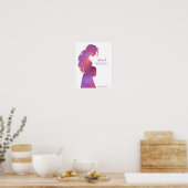 Sweet Beginnings - Schwangerschaft und Mutterschaf Poster (Küche)