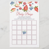 Sweet Berry Baby Shower Bingo Game (Vorderseite)