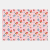 Sweet Berry Birthday Wrapping Paper Sheets Geschenkpapier Set (Vorderseite 3)