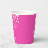Sweet Berry Color Wild Blume Baby Shower Pappbecher (Rechts)