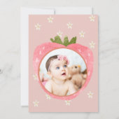 Sweet Berry Einladung zum Geburtstag (Rückseite)