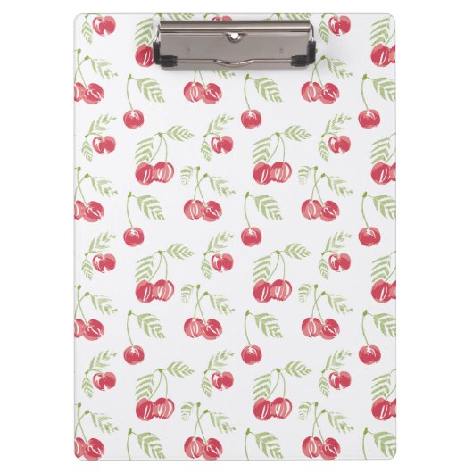 Sweet Berry Red Green Klemmbrett (Vorderseite)