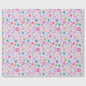 Sweet Bird & Bee Wrapping Paper Geschenkpapier (Flach)