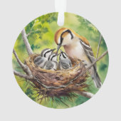 Sweet bird nest painting ornament (Rückseite)