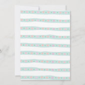 Sweet Bird Umbrella Baby Dusche Einladung (Rückseite)